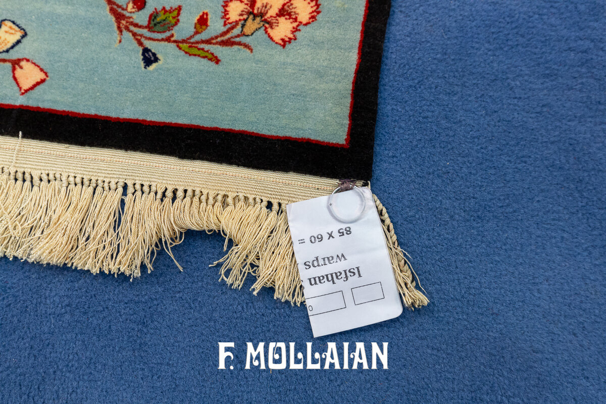 Isfahan Rug Qajar Silk Warps Extra Fine n°:956621